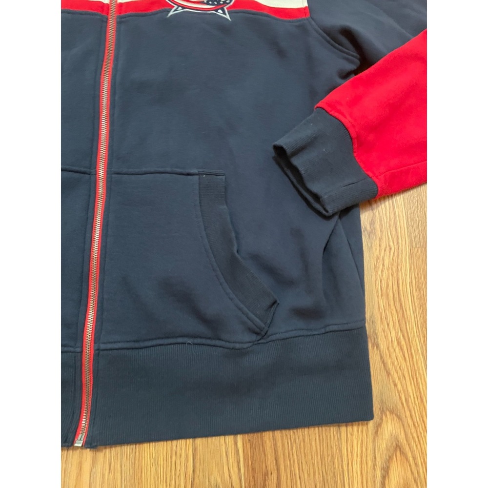 Columbus Blue Jackets Jacket Mens XL Old Time Hockey Causeway Full Zip NHL - Picture 6 of 10